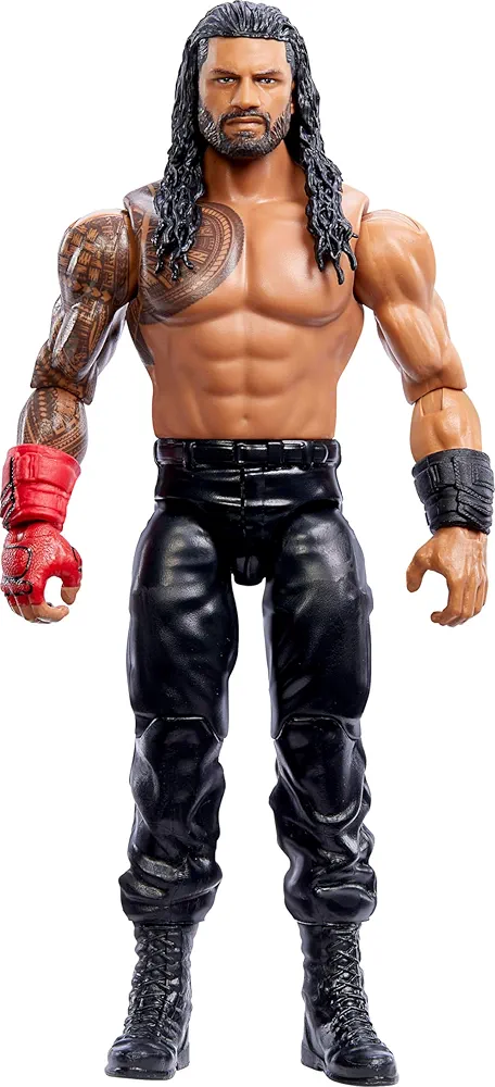 Mattel WWE Top Picks Action Figure, 6-inch Collectible Roman Reigns with 14 Articulation Points & Life-Like Look ​