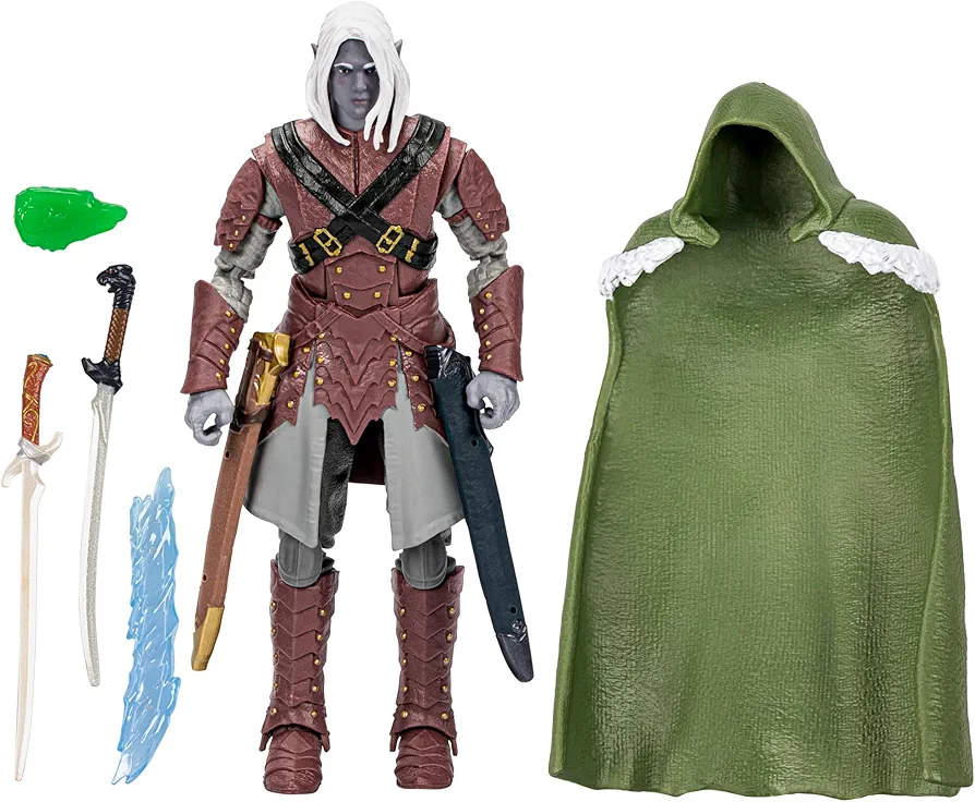 DUNGEONS & DRAGONS R.A.Salvatore's The Legend of Drizzt Golden Archive Drizzt Action Figure,6-Inch Scale D&D Action Figures