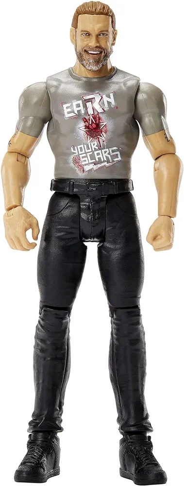 Mattel WWE Basic Action Figure, Edge, Posable 6-inch Collectible for Ages 6 Years Old & Up