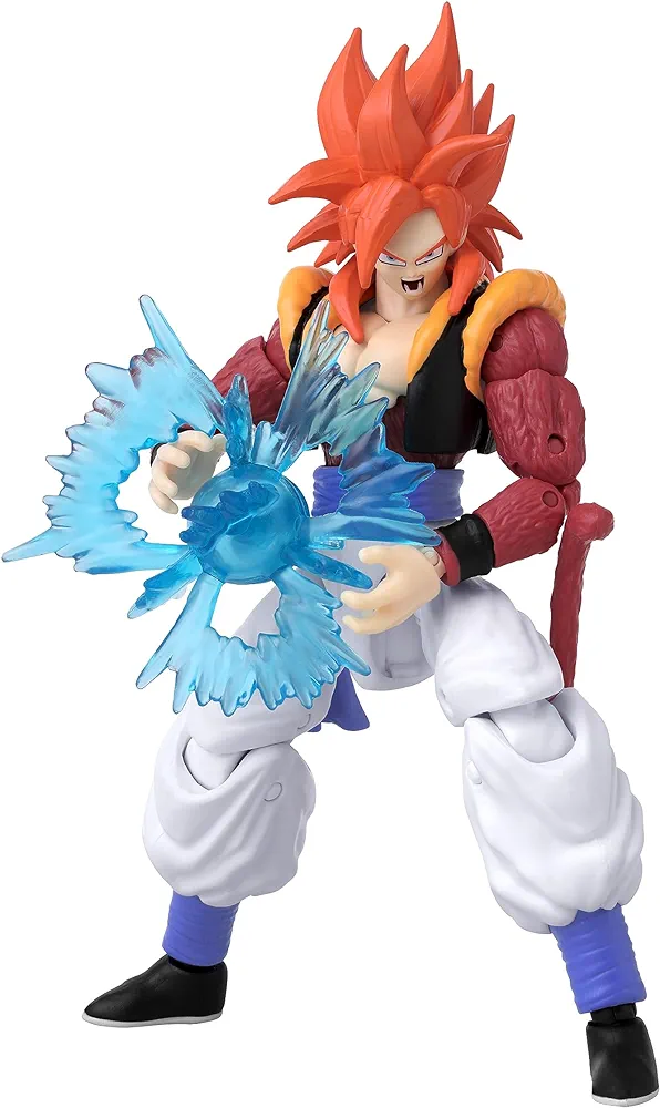 Dragon Ball Super - Super Saiyan 4 Gogeta, Bandai Namco Dragon Stars Power Up Pack Action Figure & Accessory Set