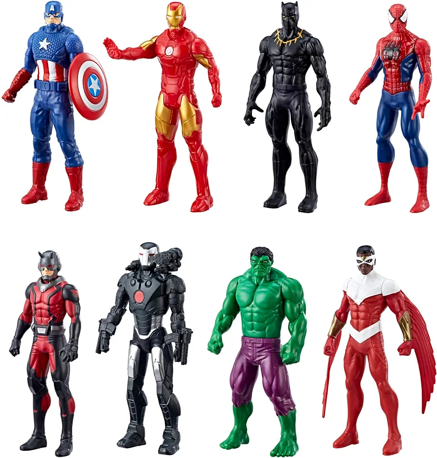 Marvel Avengers Ultimate Protectors Pack, 6-Inch-Scale, 8 Action Figures with Accessories, Super Hero Toys, Toys for Boys and Girls Ages 4 and Up