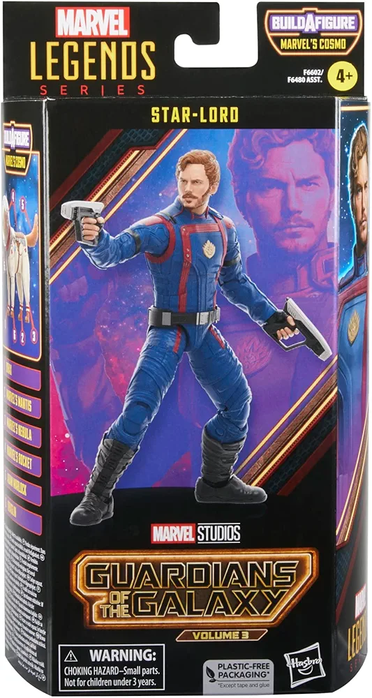 Marvel Legends Series Star-Lord, Guardians of The Galaxy Vol. 3 6-Inch Collectible Action Figures, Toys for Ages 4 and Up