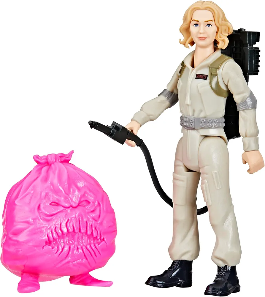 Ghostbusters Fright Features Callie Spengler Action Figure with Ecto-Stretch Tech Possessor Ghost Toy Accessory, Toys for Kids Ages 4+