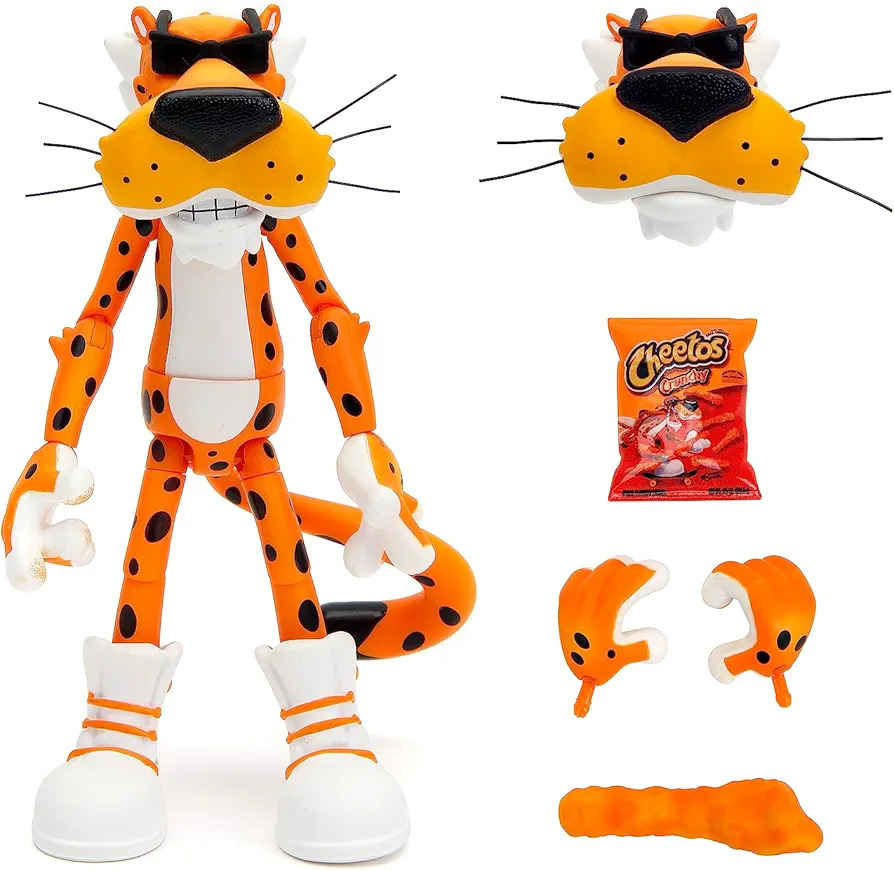 Cheetos 6" Chester Cheetah Action Figure, Toys for Kids and Adults