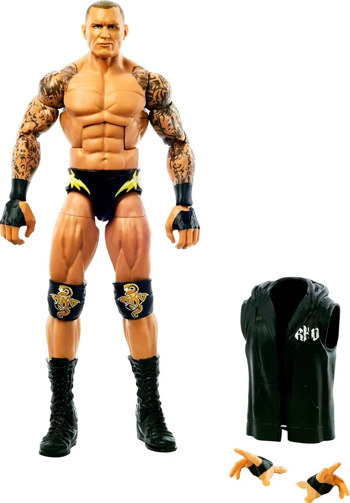 WWE Randy Orton Top Picks Elite Collection Action Figure with Entrance Gear, 6-inch Posable Collectible Gift for WWE Fans Ages 8 Years Old & Up, Multicolor