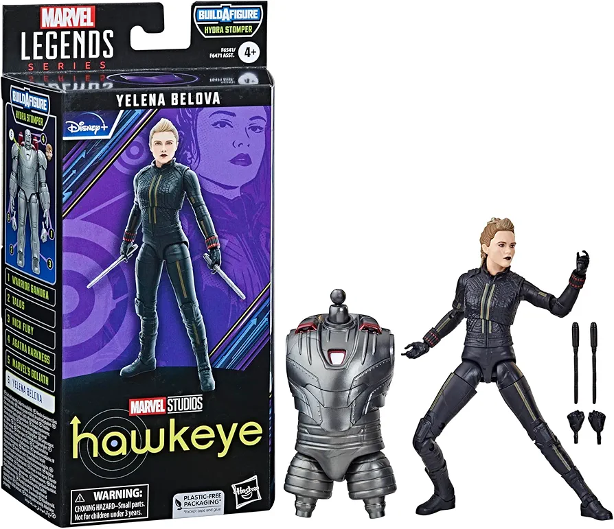 Marvel Legends Series Yelena Belova, Hawkeye Collectible 6-Inch Action Figures, Ages 4 and Up, Small