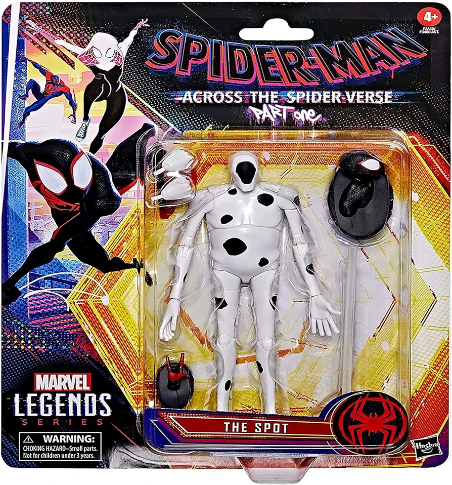 Marvel Legends Series Spider-Man Across The Spider-Verse The Spot 6-Inch Action Figure Toy, 5 Accessories White